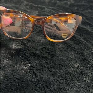 MCM Brown Cat-Eye Glasses with Vintage Flair